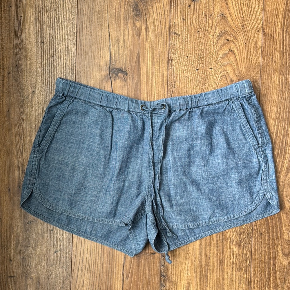 J. Crew women’s chambray drawstring shorts, size small